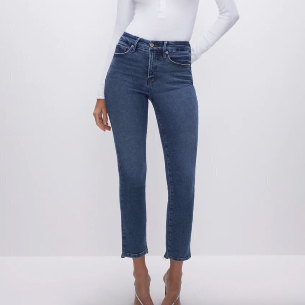 Good American Good Legs Straight Jeans Size 2/26